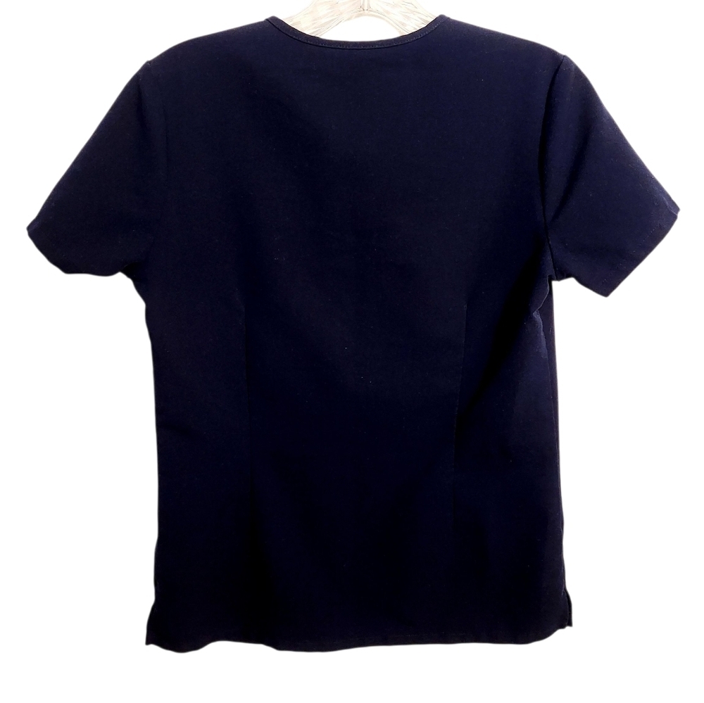 FIGS | Women's Navy Blue V-Neck One Pocket Catarina Scrubs Top (Size XXS) - Picture 12 of 12